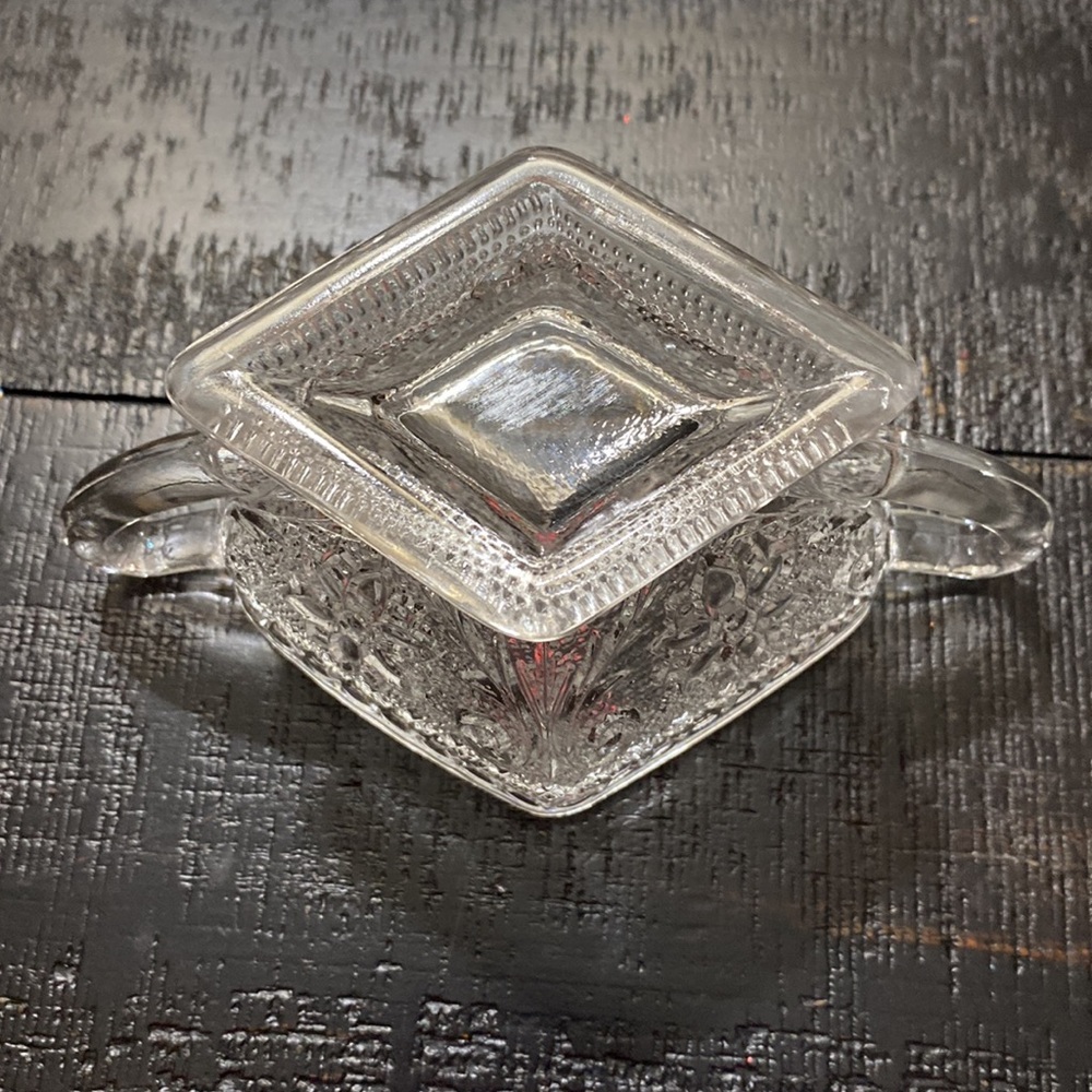 Clear Vintage Tiara Glass Sugar, Creamer & Tray! - Picture 8 of 8